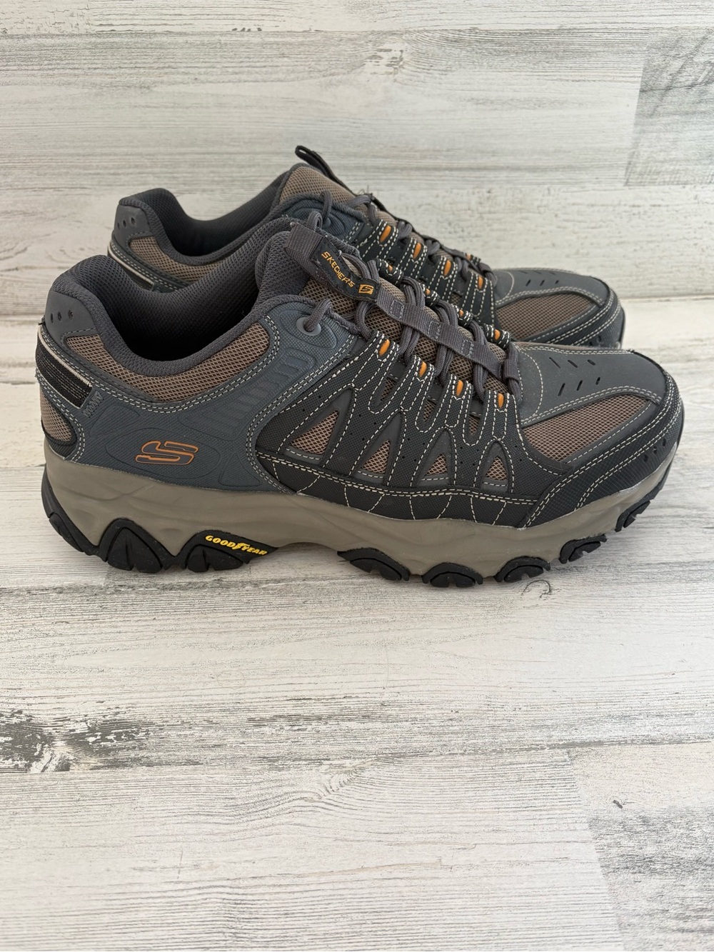 Skechers Men Size 13 Extra Wide After Burn M Fit 2.0 Outdoor Trail Design Shoes